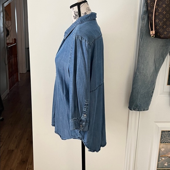 Liverpool Jeans Company Blue Denim Tunic - Picture 4 of 10